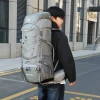 Cross border outdoor trekking mochila de montaña 75 litros super capacidad suspensión backpanel desmontable tela anti-agua Application Scenario